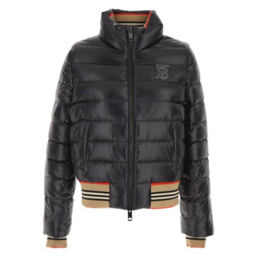 Burberry Kurtka Puchowa dla Kobiet, Puchowa Kurtka Narciarska Na Wyprzedaży w Dziale Outlet, czarny, Poliamid, 2019, 44 M