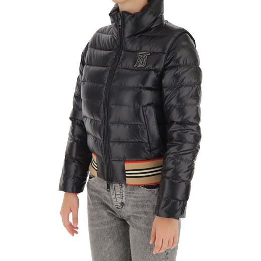 Burberry Kurtka Puchowa dla Kobiet, Puchowa Kurtka Narciarska Na Wyprzedaży w Dziale Outlet, czarny, Poliamid, 2019, 44 M