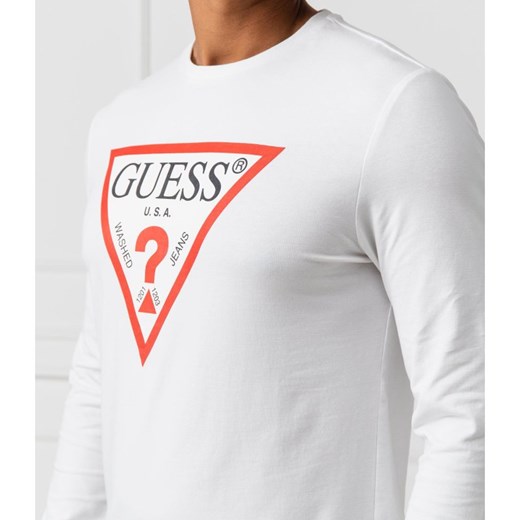 T-shirt męski Guess Jeans z długim rękawem 