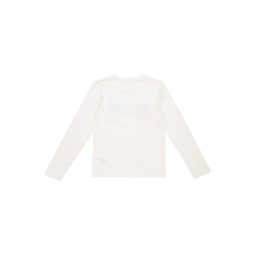 T-shirt chłopięce Calvin Klein z długimi rękawami biały 