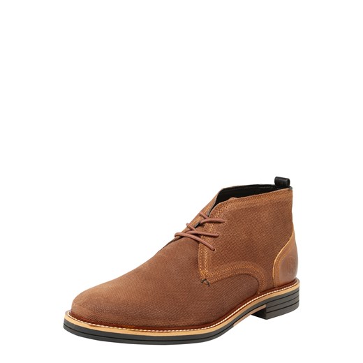 Buty zimowe męskie Bullboxer brązowe sznurowane casual