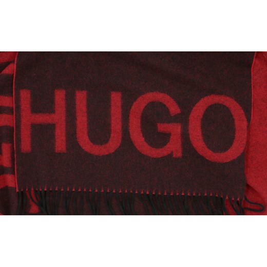Hugo Wełniany szal Unisex-Z  Hugo Boss uniwersalny Gomez Fashion Store