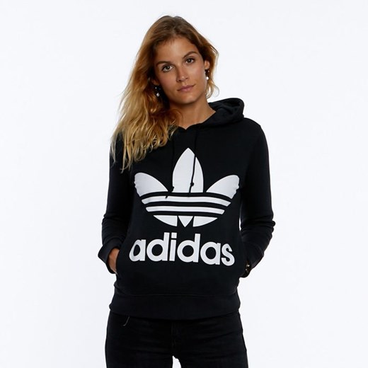 Bluza damska Adidas Originals Trefoil Hoodie black  Adidas Originals 34 bludshop.com