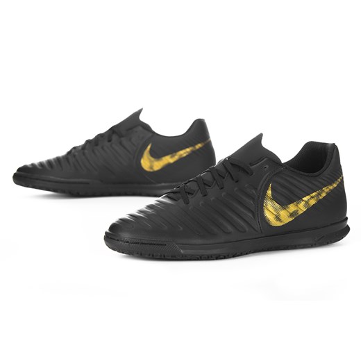 Buty sportowe męskie Nike skórzane czarne sznurowane jesienne 