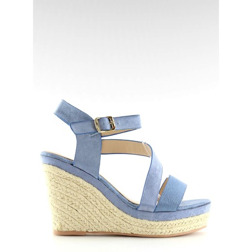 Espadryle damskie niebieskie Buty Butymodne letnie 