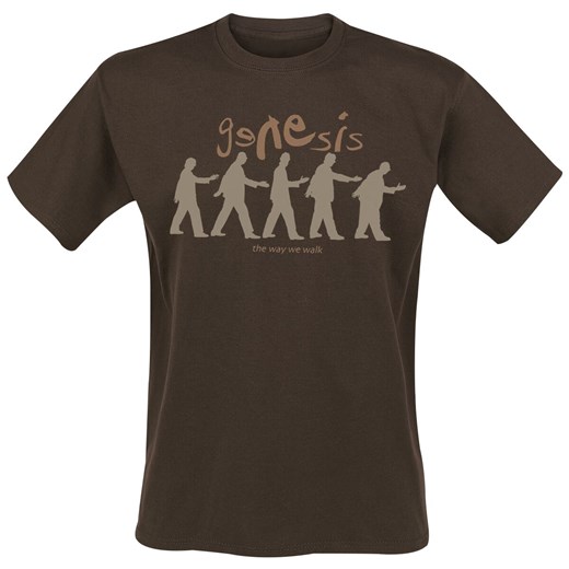 Genesis - The Way We Walk - T-Shirt - brązowy  Genesis M EMP