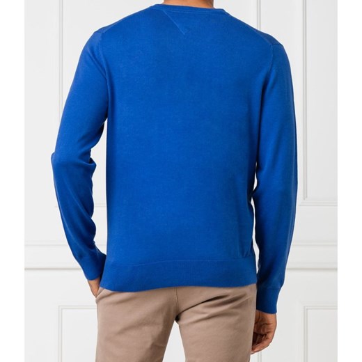 Bluza męska niebieska Tommy Hilfiger z jedwabiu 