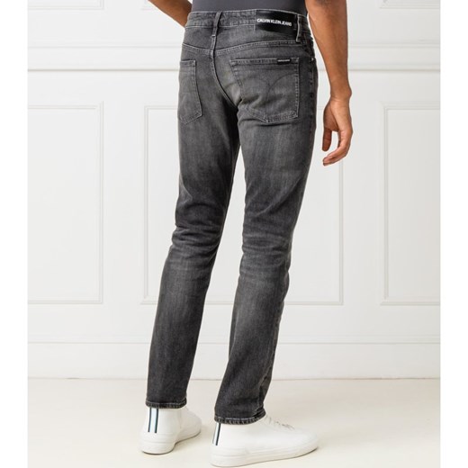 Czarne jeansy męskie Calvin Klein na wiosnę 