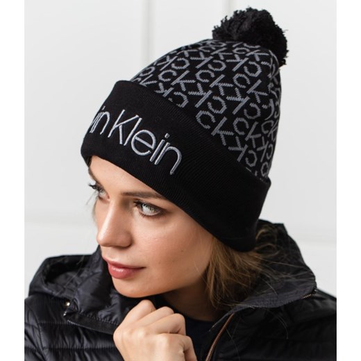 Czapka zimowa damska Calvin Klein casual 