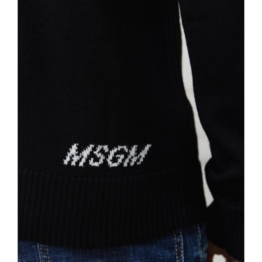 MSGM Sweter | Regular Fit | z dodatkiem wełny Msgm  XL Gomez Fashion Store