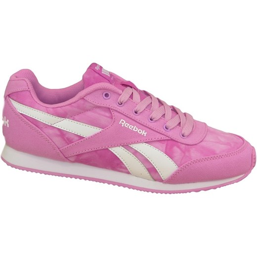 Buty sportowe damskie różowe Reebok skórzane 