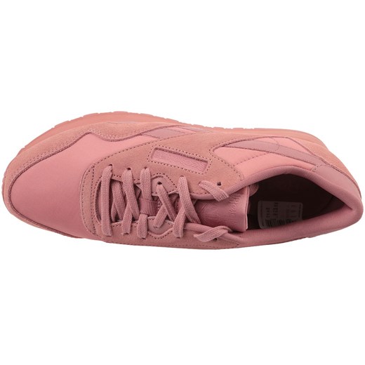 Buty sportowe damskie Reebok nylon różowe płaskie zamszowe 