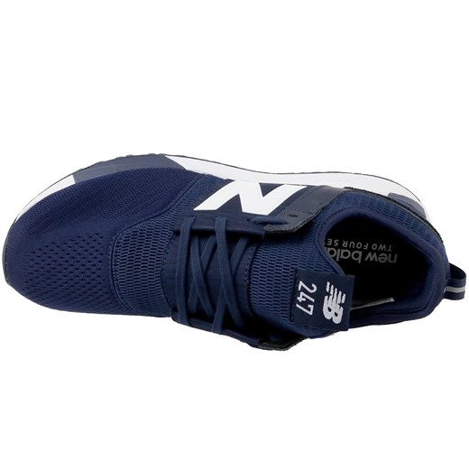 Buty sportowe męskie New Balance niebieskie wiązane na jesień 