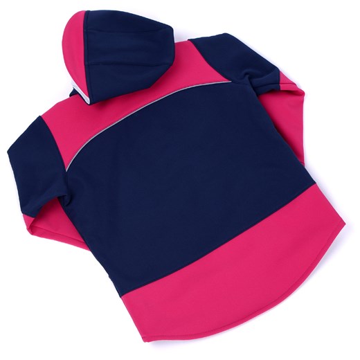 Dziecięca kurtka softshellowa ADRY niebiesko-różowa