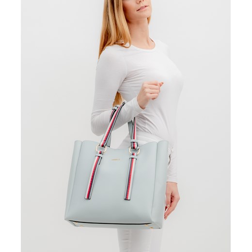 Shopper bag Puccini na ramię bez dodatków elegancka 