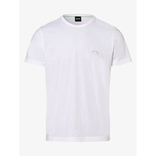BOSS Athleisure - T-shirt męski – Tee Curved, biały Boss Athleisure  S vangraaf