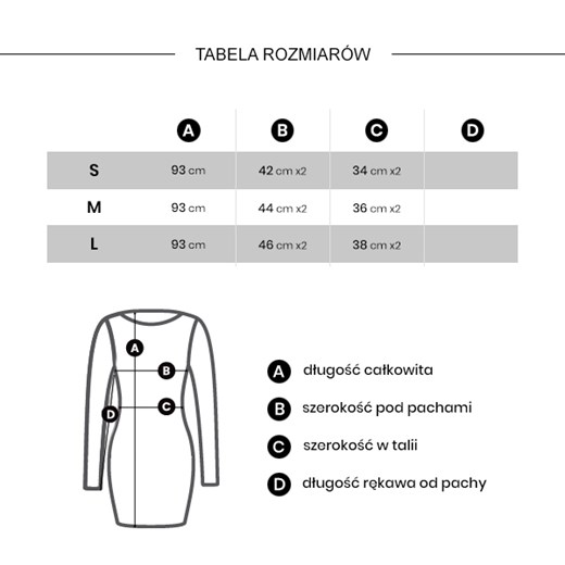 Fabia Sukienka Black Soley & Solea  L Lorenzo