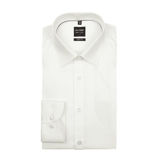 Koszula biznesowa o kroju slim fit z diagonalu