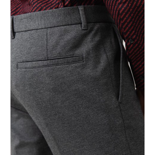 Szare spodnie męskie Hugo Boss casualowe 