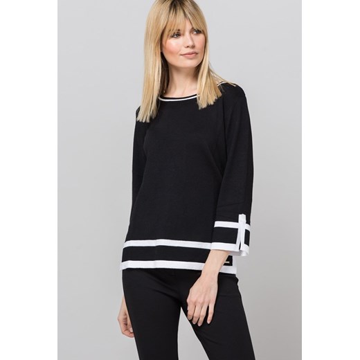 Prosty sweter z lamówkami Monnari 4XL E-Monnari
