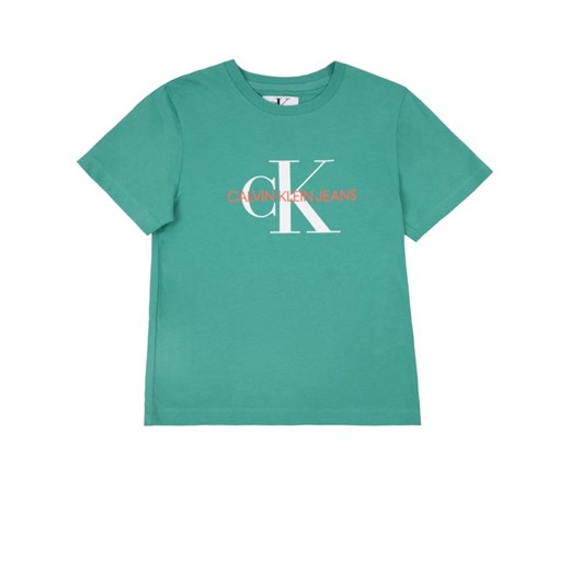 Niebieski t-shirt chłopięce Calvin Klein 