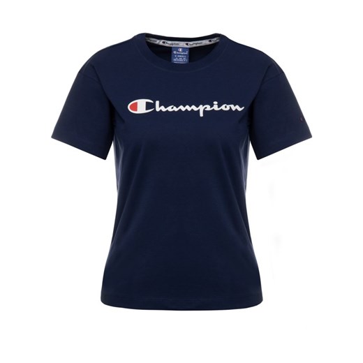 Bluzka sportowa niebieska Champion z napisami 