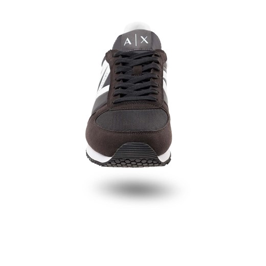 Buty sportowe męskie Armani czarne sznurowane 