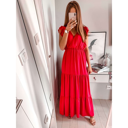 Sukienka Maxi  Rebecka- czerwona  L'Amour uniwersalny L'amour Boutique