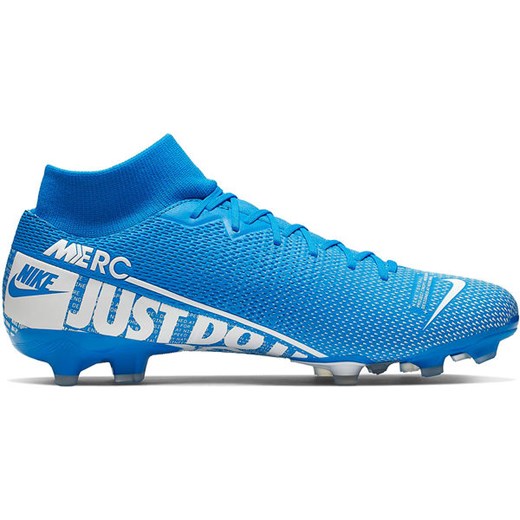 Buty piłkarskie korki Mercurial Superfly VII Academy FG/MG Nike (niebieskie)  Nike 43 wyprzedaż SPORT-SHOP.pl 