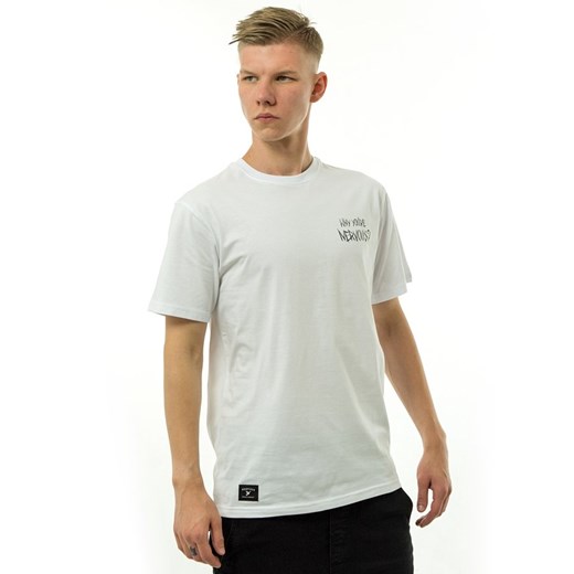 Koszulka męska Nervous x Sigil t-shirt Racoon white Nervous  XXL matshop.pl