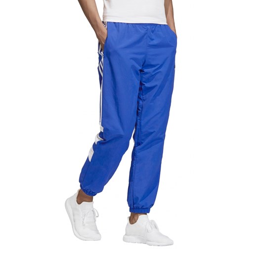 Spodnie sportowe niebieskie Adidas Originals na jesień 