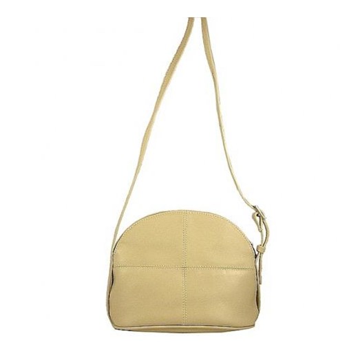 Mała torebeczka skórzana ze skóry naturalnej DAN-A T97 - kremowy