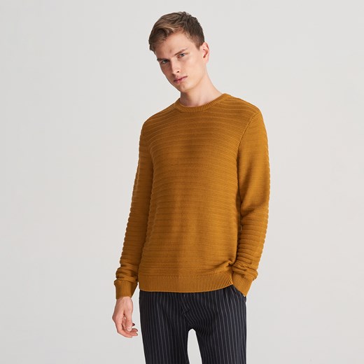 Pomarańczowa sweter męski Reserved 