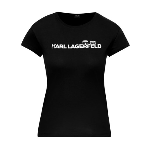 Czarna bluzka damska Karl Lagerfeld 