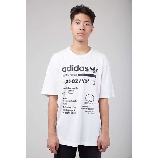 Adidas koszulka sportowa z napisami 