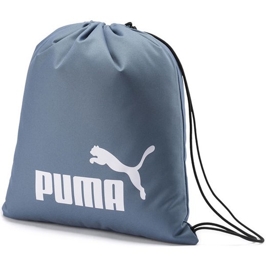 Worek na buty Phase Gym Sack Puma (błękitny) Puma   okazyjna cena SPORT-SHOP.pl 