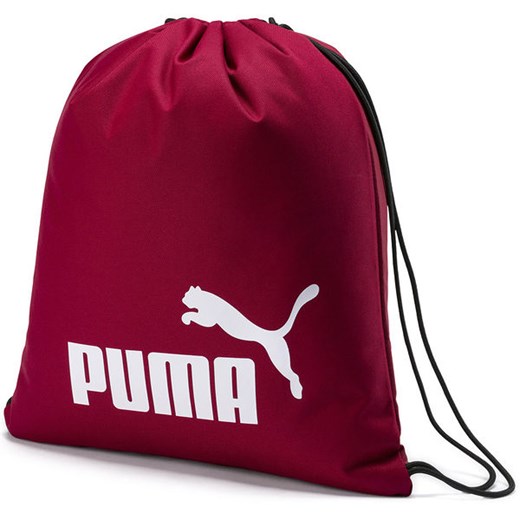 Worek na buty Phase Gym Sack Puma (bordowy) Puma   SPORT-SHOP.pl okazja 