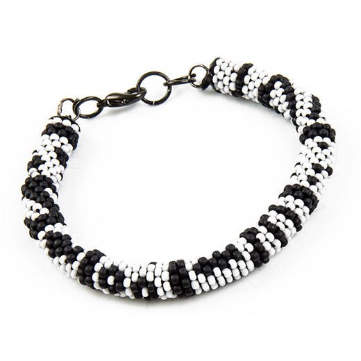 BRANSOLETKA BLACK & WHITE iloko-pl bialy
