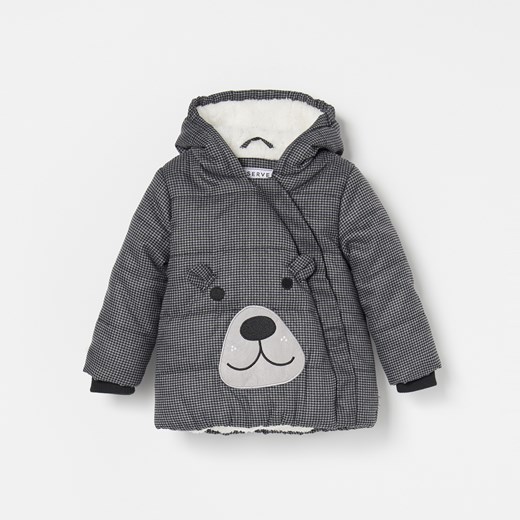Granatowa odzież dla niemowląt Reserved w abstrakcyjnym wzorze 