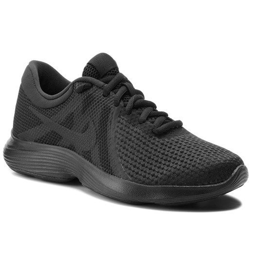 Buty sportowe damskie Nike revolution czarne płaskie 