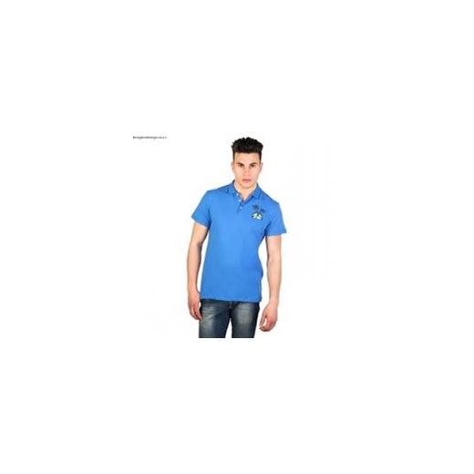 T-shirt męski niebieski Just Cavalli 