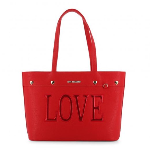 Shopper bag czerwona Love Moschino 