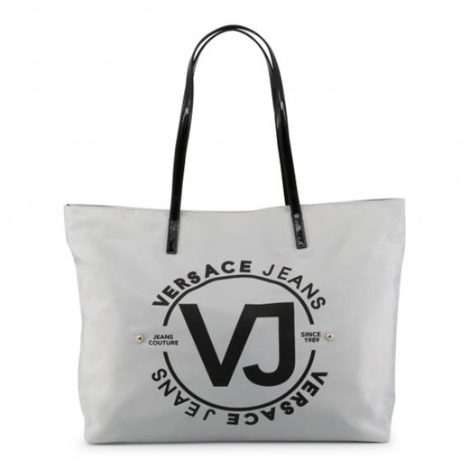 Shopper bag Versace Jeans szara bez dodatków 