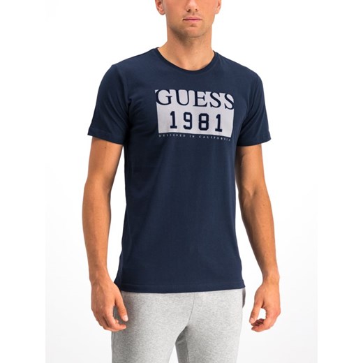 T-shirt męski Guess granatowy 