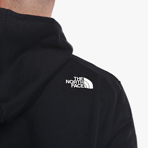 Czarna bluza sportowa The North Face z napisami 