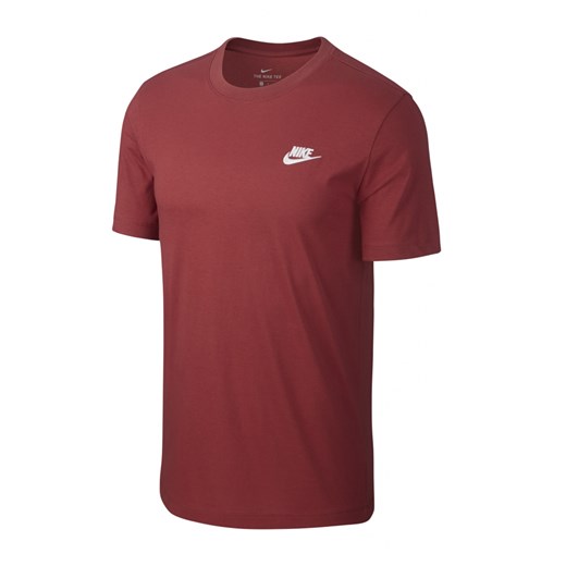 Czerwona koszulka sportowa Nike z jerseyu 
