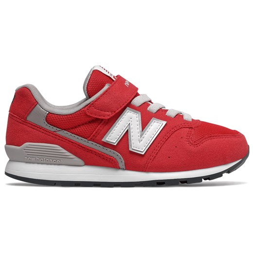 Buty sportowe dziecięce New Balance zamszowe czerwone 