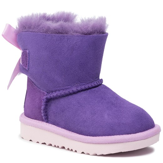Ugg buty zimowe dziecięce bez zapięcia gładkie 