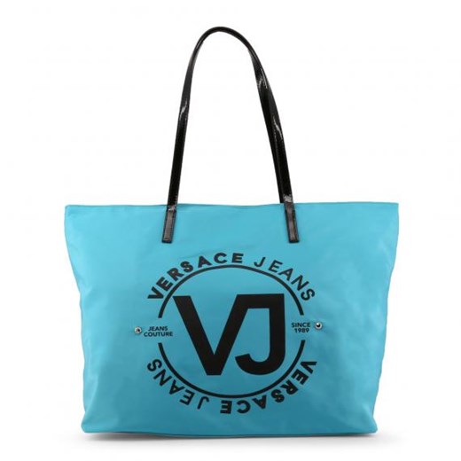 Shopper bag Versace Jeans w stylu młodzieżowym na ramię bez dodatków 