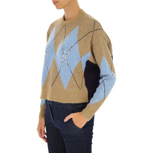 Pinko Sweter dla Kobiet, beżowy, Akryl, 2019, M